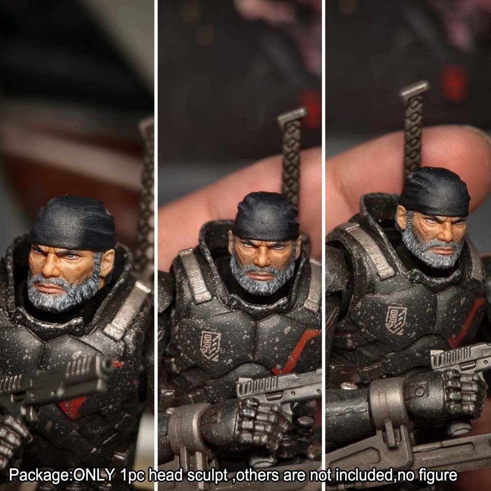 【PRE-ORDER】Premium Painted 1/18 Marcus Man Head Sculpt Model For 3.75" Acid Rain Figure