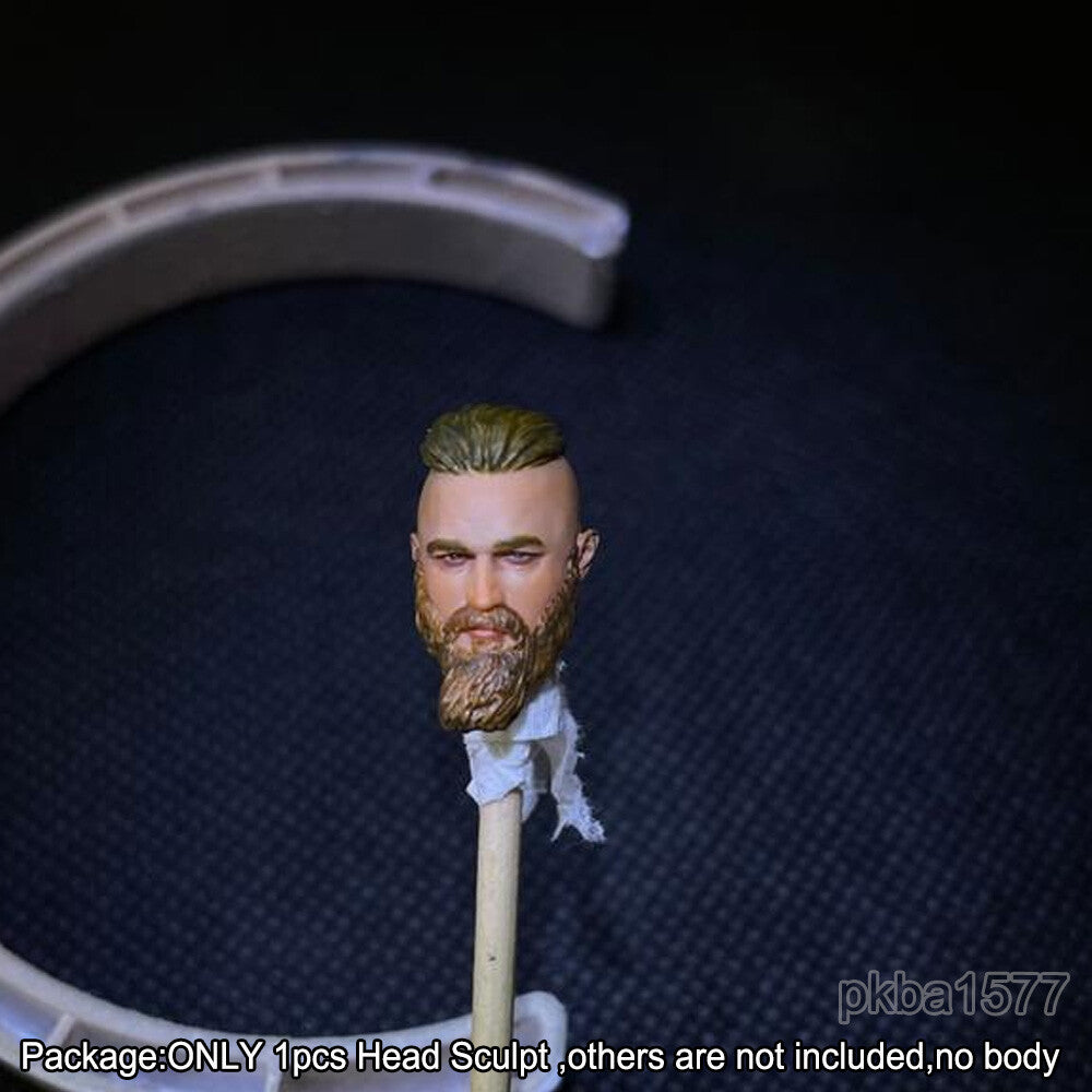 【PRE-ORDER】Premium 1/18 soldier Man w Beard Head Sculpt Male Head For 3.75" Action Figure