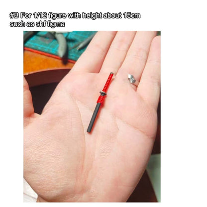 【PRE-ORDER】New Handmade 1/12 Metal Sword Weapon Model Decor For 6" Action Figure Toy Doll