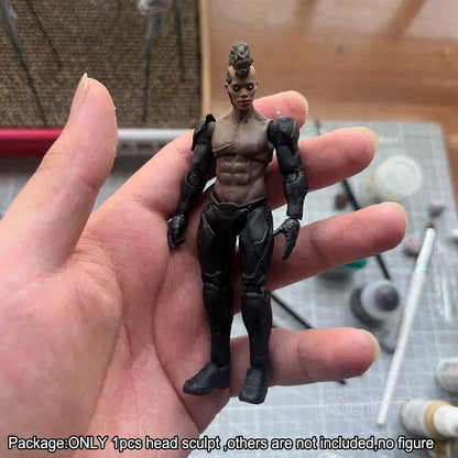 【PRE-ORDER】Premium 1/18 Cool Cyberpunk Head Sculpt Soldier Head For 3.75'' Action Figure