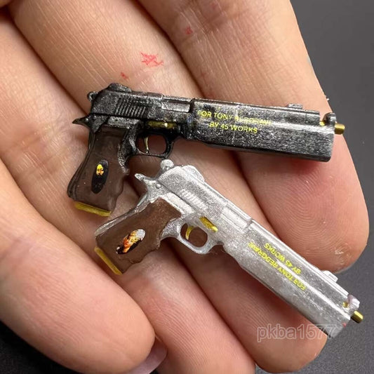 【PRE-ORDER】Painted Double 1/12 Scale Guns Models Weapon Model For 6" Action Figure