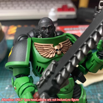 【PRE-ORDER】Premium Paint 1/18 Dark Man Head Sculpt For DIY Joytoy Warhammer Action Figure