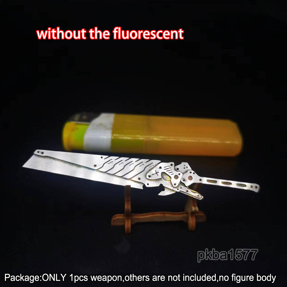 【PRE-ORDER】Handmade 1/18 scale Cyberpunk Metal Sword Weapon Model For 3.75'' Action Figure
