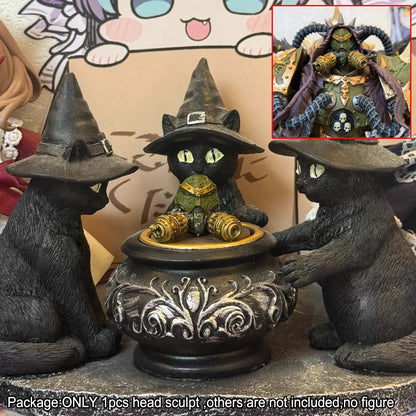【PRE-ORDER】Premium Painted Face‑mask Style Replace For joytoy warhammer Death Guard Primarch Mortarion Nurgle Daemon Primarch