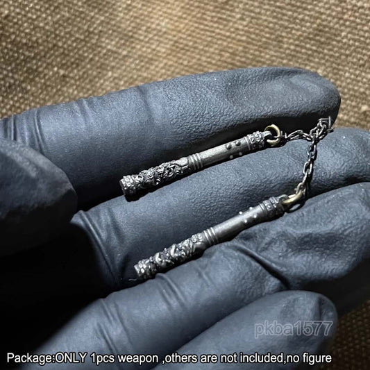 New 1/18 Metal Nunchakus Weapon Decor For 3.75" Action Figure Joytoy Acid Rain