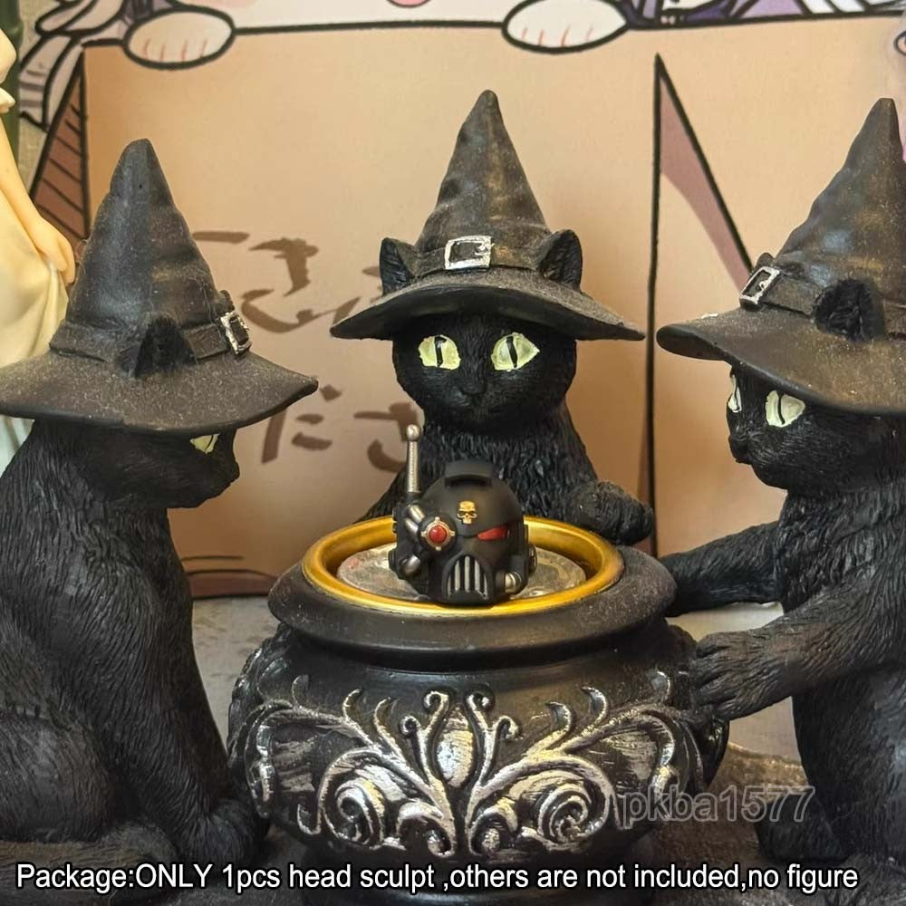 【PRE-ORDER】#E Premium Painted Man Head Sculpt Model For Joytoy Black Templar Action Figure