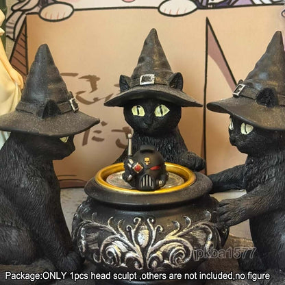 【PRE-ORDER】#E Premium Painted Man Head Sculpt Model For Joytoy Black Templar Action Figure