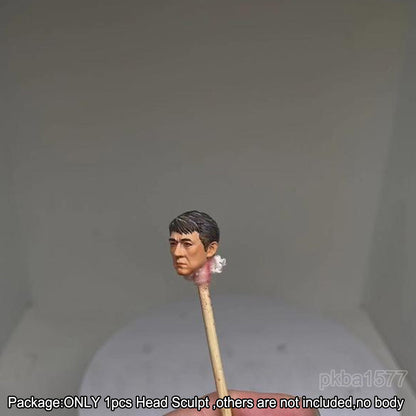 【PRE-ORDER】Premium 1/18 Jackie Chan Head Sculpt Asian Male Soldier Head For 3.75" Figure