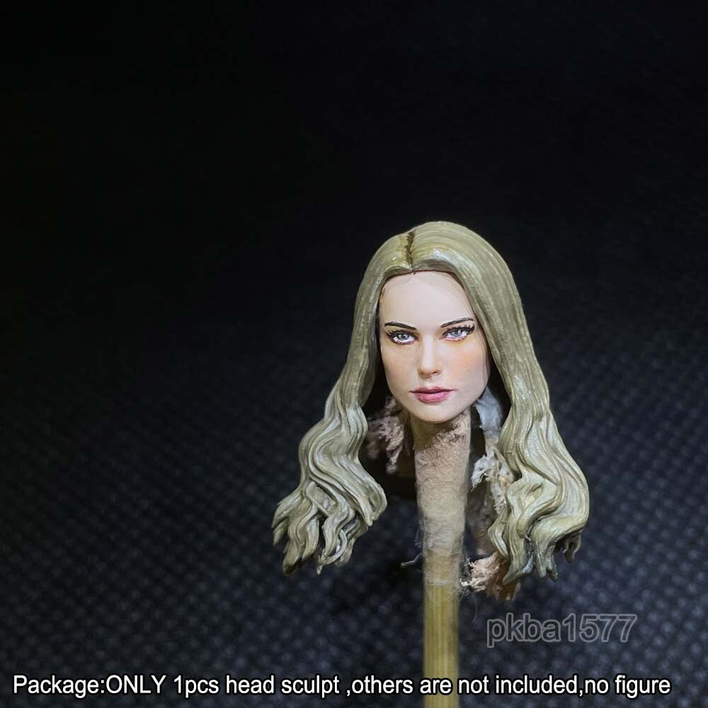 【PRE-ORDER】Premium 1/18 Female Long Hair Beauty Head Sculpt Soldier Head For 3.75" Figure