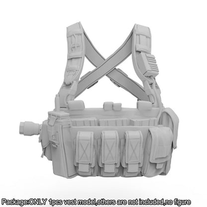 1/18 Female Soldier Gilet Vest Model For 3.75" Joytoy Planet Green Valley Figure