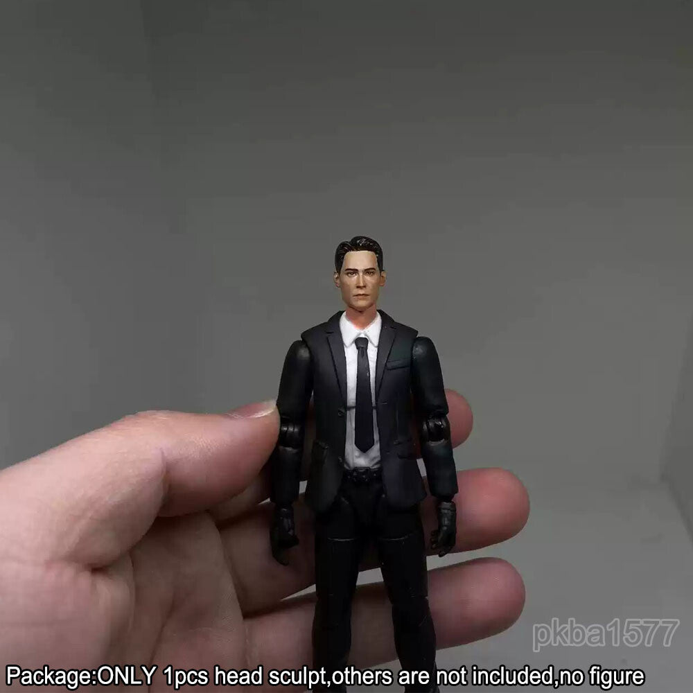 【PRE-ORDER】NEW Premium 1/18 Keanu Male Male Head Sculpt Soldier Head For 3.75" Figure