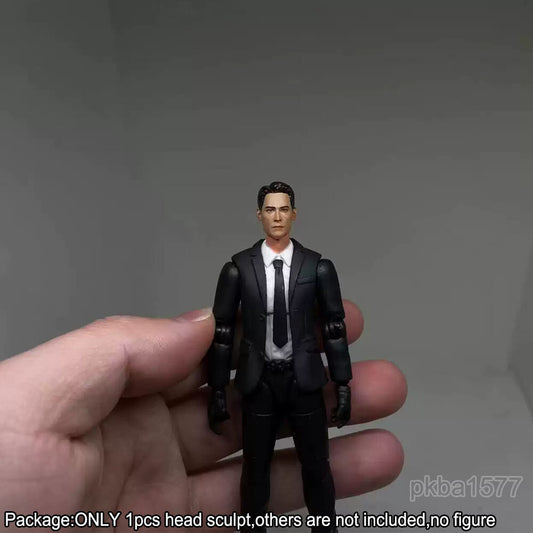 【PRE-ORDER】NEW Premium 1/18 Keanu Male Male Head Sculpt Soldier Head For 3.75" Figure