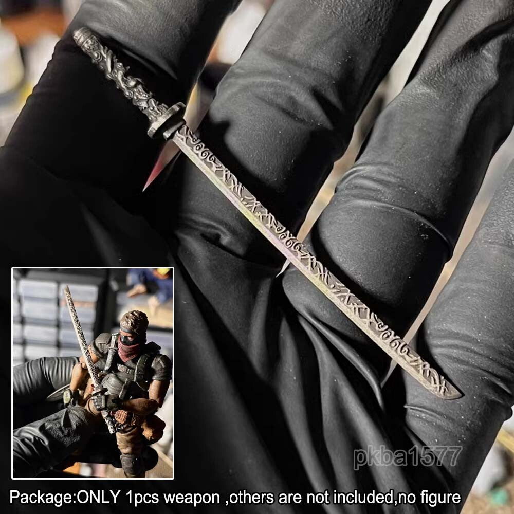 New Punk 1/18 Metal Sword Weapon For 3.75'' Action Figures Joytoy Acid Rain