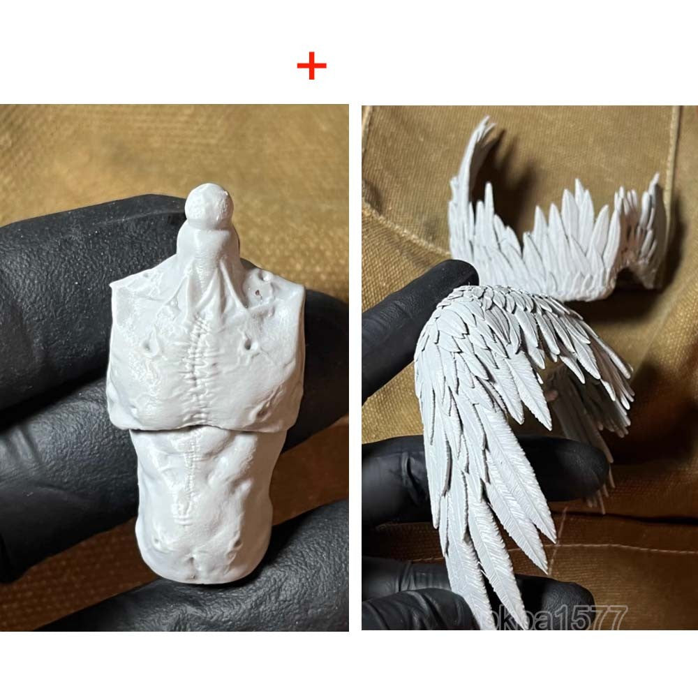 Unpainted 1/18 Wings Torso Body For 3.75" Acid Rain/ Joytoy Acion Figure
