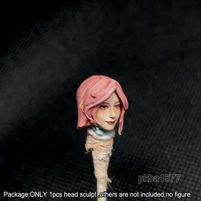 【PRE-ORDER】Premium 1/18 Beauty Maid Female Head Sculpt Soldier Head For 3.75" Action Figure