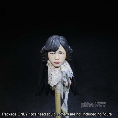 【PRE-ORDER】Premium 1/18 Hashimoto Kanna Female Head Sculpt Soldier Head For 3.75" Figure