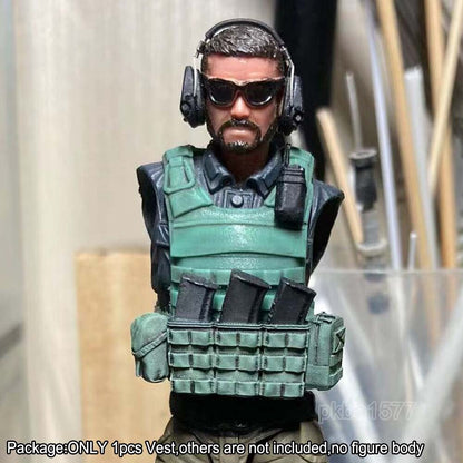1/18 Vest Body Armor Model Accessory For DIY 3.75" Figure Acid Rain Joytoy