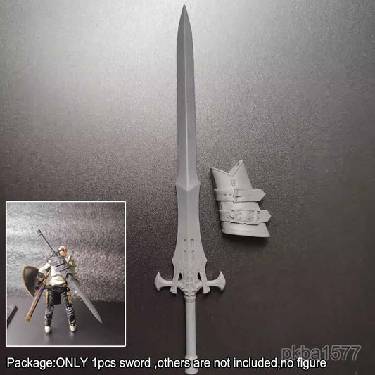 3D Unpainted 1/18 Weapon Knife Sword For DIY 3.75" Figure Joytoy Acid Rain bfs