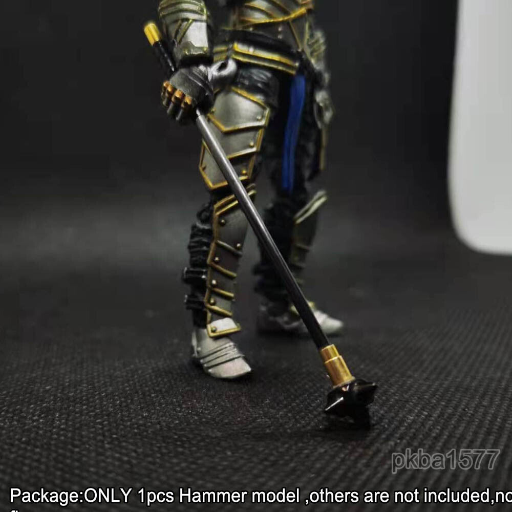 【PRE-ORDER】Handmade 1/18 Metal Mace Hammer Model Upgrade Weapon For 3.75'' Figure Accessory