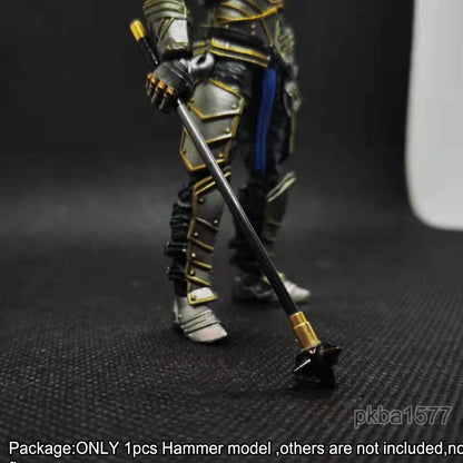 【PRE-ORDER】Handmade 1/18 Metal Mace Hammer Model Upgrade Weapon For 3.75'' Figure Accessory
