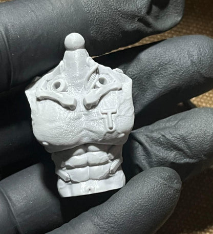 Cool Unpainted 1/18 Torso Chest Model For 3.75" Joytoy Acid Rain Action Figure