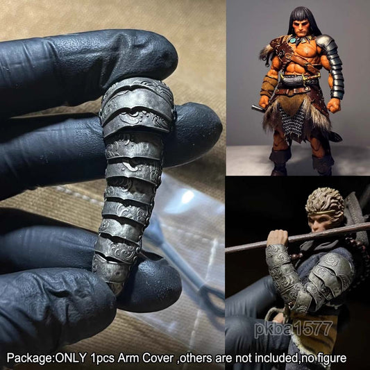 Single Left Premium 1/12 MetalArm Cover Armor For DIY 6'' notaman Action Figure