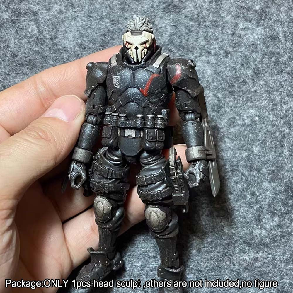 【PRE-ORDER】Premium Painted 1/18 Mask Cyberpunk Head Sculpt Model For 3.75" Acid Rain Figure