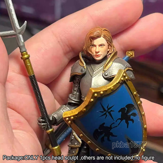 【PRE-ORDER】Premium 1/18 Short Hair Girl Female Head Sculpt Soldier Head For 3.75" Figure