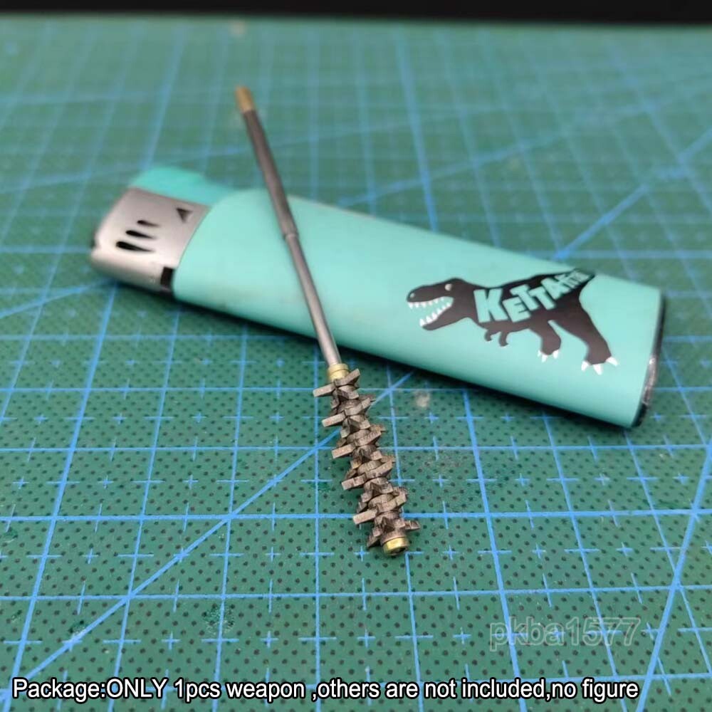 【PRE-ORDER】Handmade 1/18 Metal Stick Weapon Replace For DIY 3.75" Action Figure