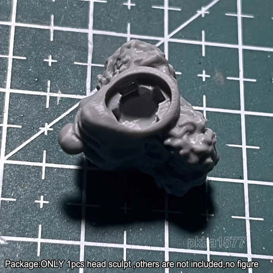 Unpainted 1/18 Smile Man Head Sculpt Head Model For DIY 3.75'' Action Figure