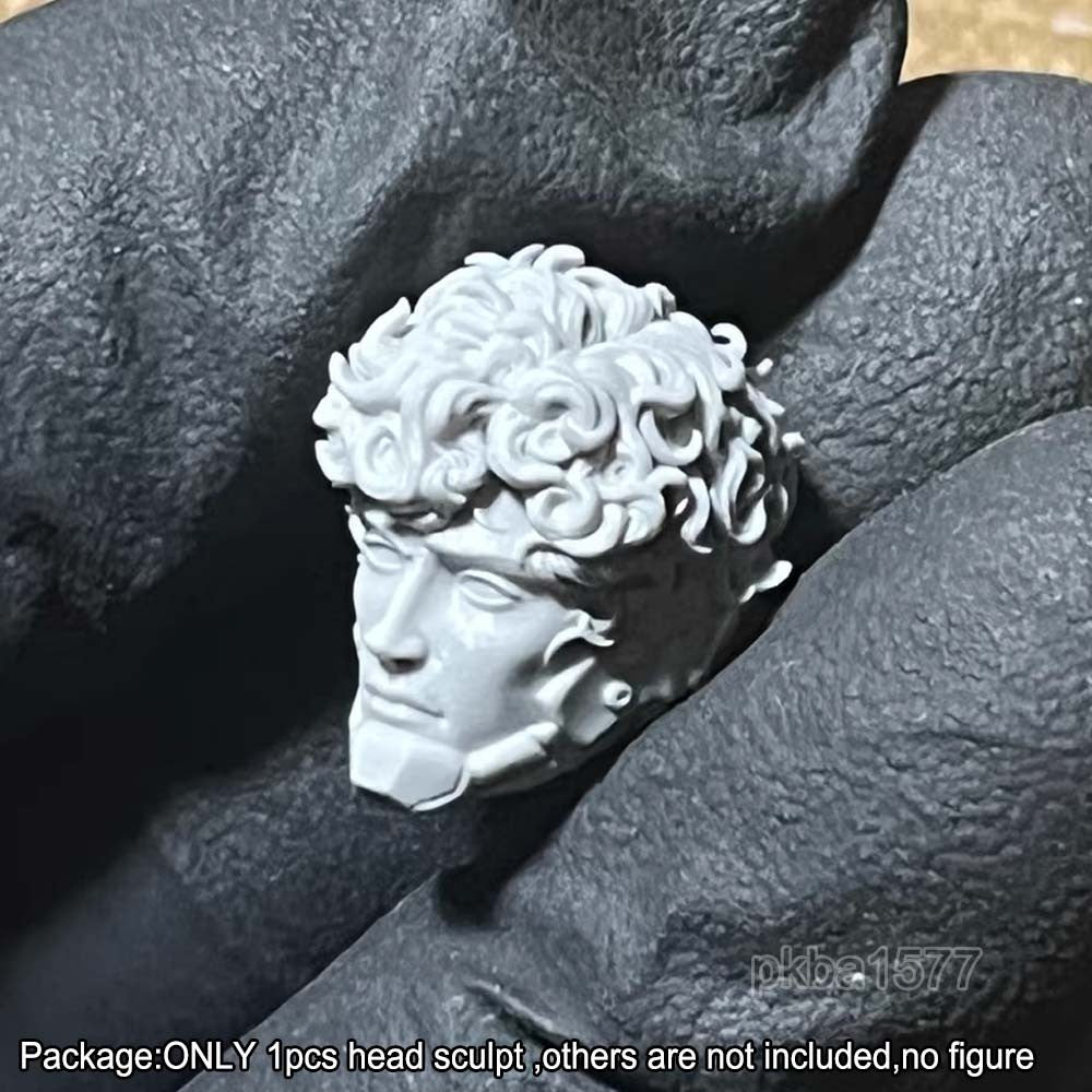 Unpainted 1/18 Angel Man Head Sculpt Model For 3.75" Acid Rain Joytoy Figure