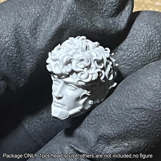 Unpainted 1/18 Angel Man Head Sculpt Model For 3.75" Acid Rain Joytoy Figure