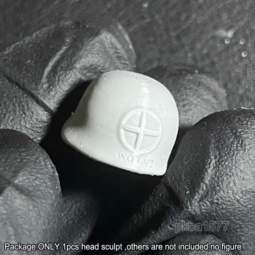 Unpainted 1/18 Mask Man Helmet Head Sculpt Head Model For 3.75'' Action Figure