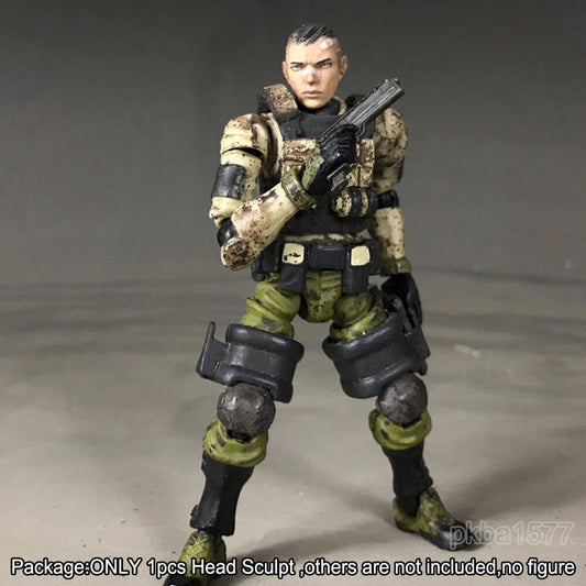 【PRE-ORDER】Premium 1/18 Boy w/ wounds post Soldier Head Sculpt For 3.75'' Acid Rain Figure