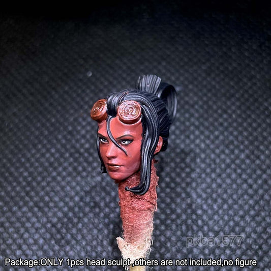 【PRE-ORDER】Premium 1/18 Female Monster Head Sculpt Soldier Head For 3.75" Action Figure