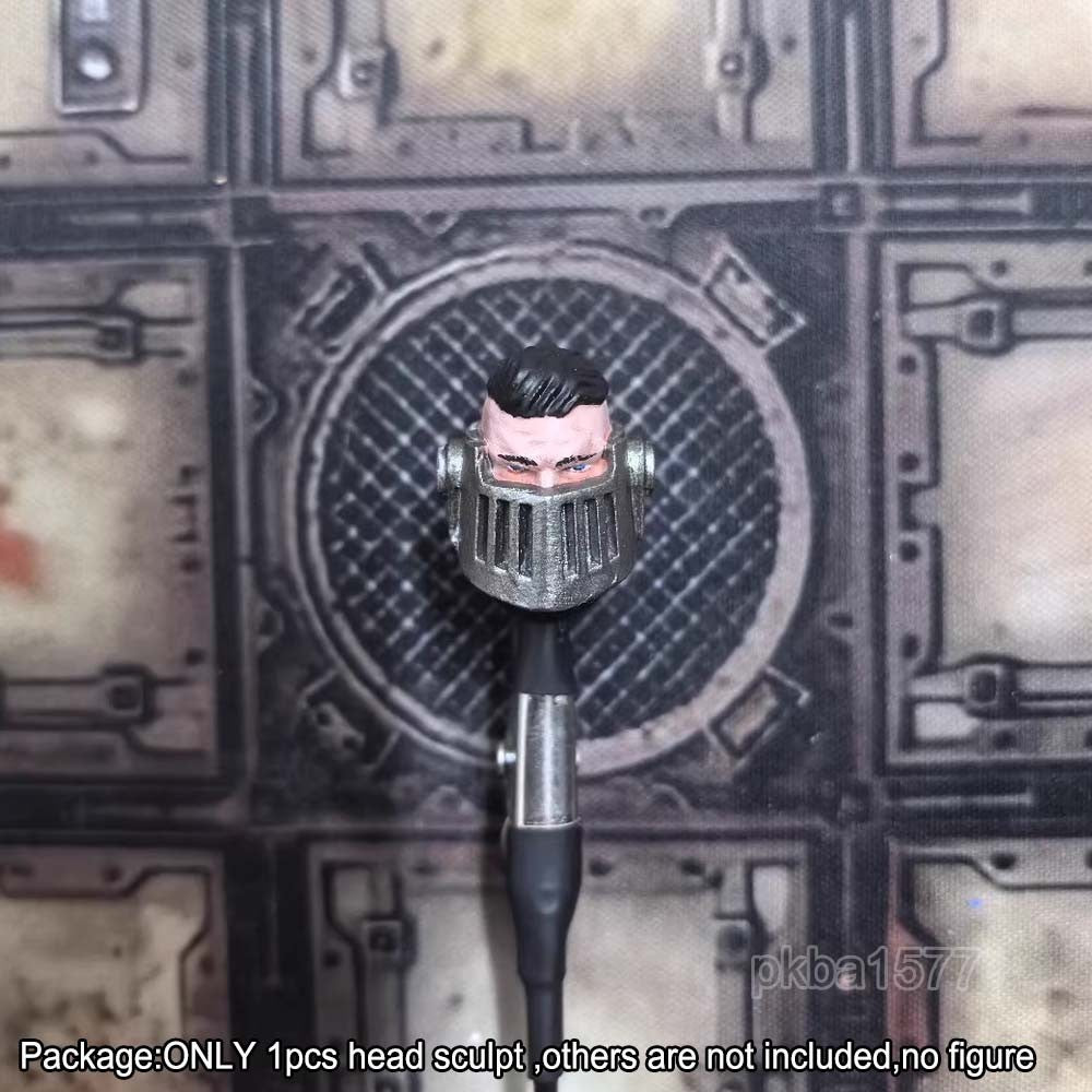 【PRE-ORDER】Premium Half Face Man Head Sculpt Model For Joytoy Iron Warriors Action Figure