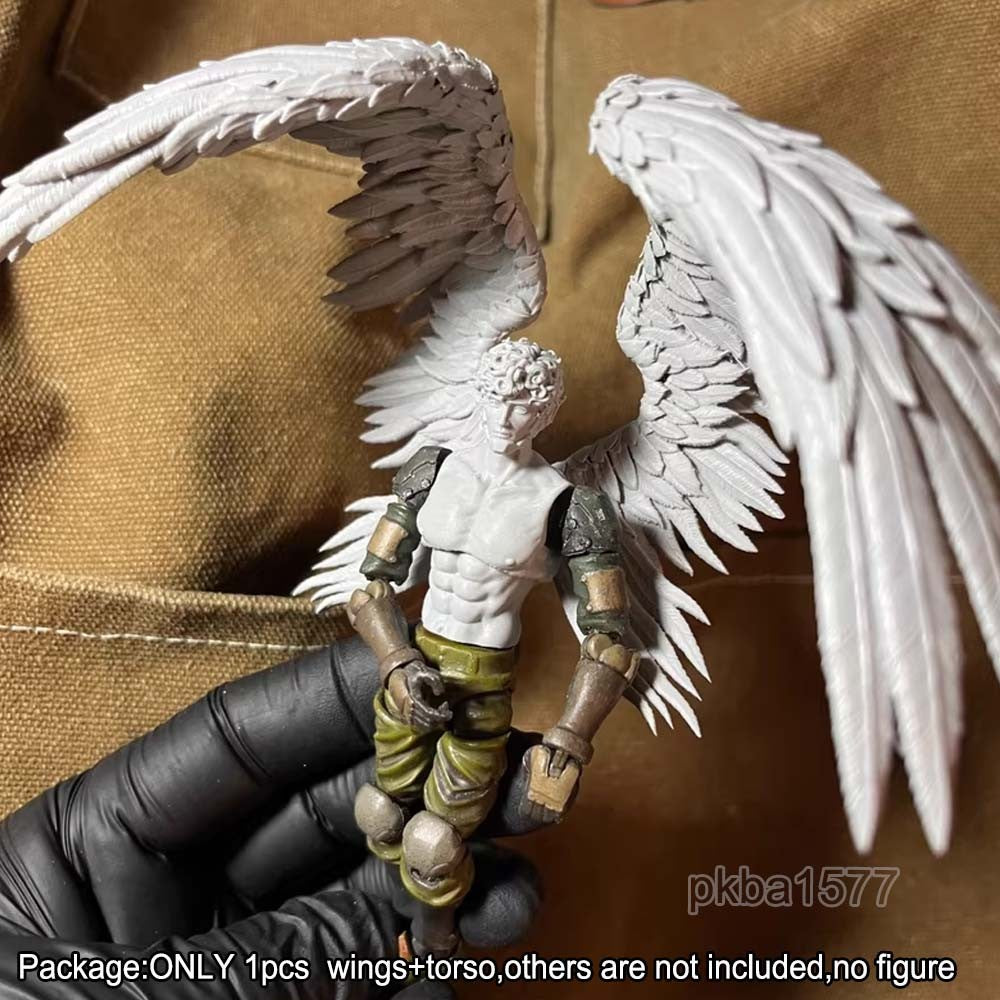 Unpainted 1/18 Wings Torso Body For 3.75" Acid Rain/ Joytoy Acion Figure