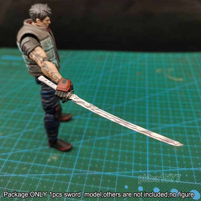 【PRE-ORDER】Handmade 1/18 Metal Sword w Sheath Model For 3.75'' Figure Joytoy Acid Rain bfs