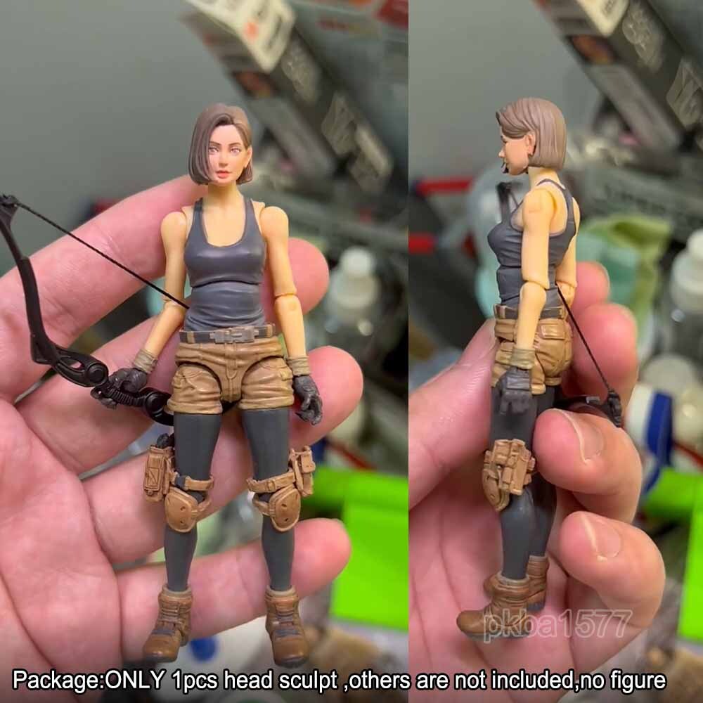 【PRE-ORDER】Premium 1/18 Girl Female Head Sculpt Soldier Head For 3.75"Joytoy Action Figure