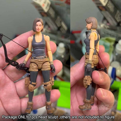 【PRE-ORDER】Premium 1/18 Girl Female Head Sculpt Soldier Head For 3.75"Joytoy Action Figure