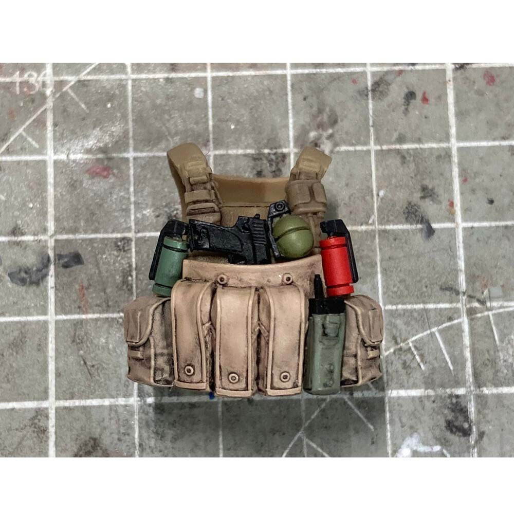 Pre-sale Premium 1/18 3.75" Vest Cloak Ghost Figure Head Sculpt Weapon Headphone