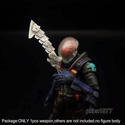 【PRE-ORDER】Handmade 1/18 Cyberpunk Metal Short Knife Weapon Model For 3.75'' Action Figure