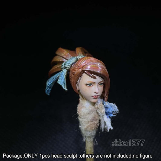 【PRE-ORDER】Premium 1/18 Female Girl Beauty Head Sculpt Soldier Head For 3.75" Joytoy Figure