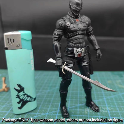 【PRE-ORDER】Handmade Custom 1/18 Metal Sword Weapon Model For 3.75" Figure Accessory