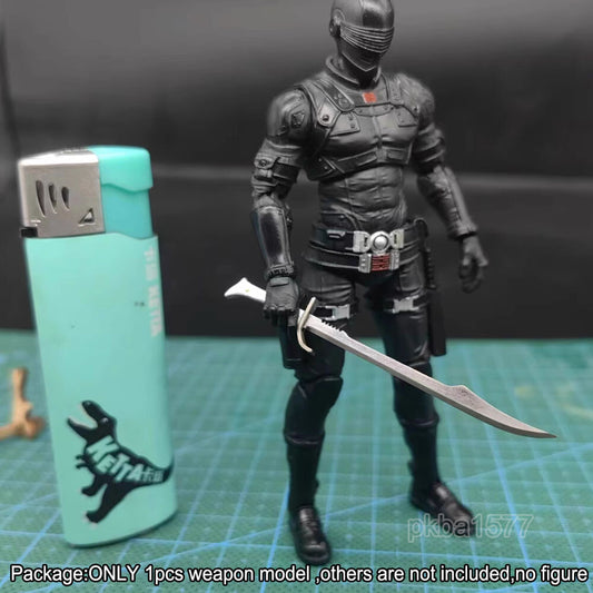 【PRE-ORDER】Handmade Custom 1/18 Metal Sword Weapon Model For 3.75" Figure Accessory