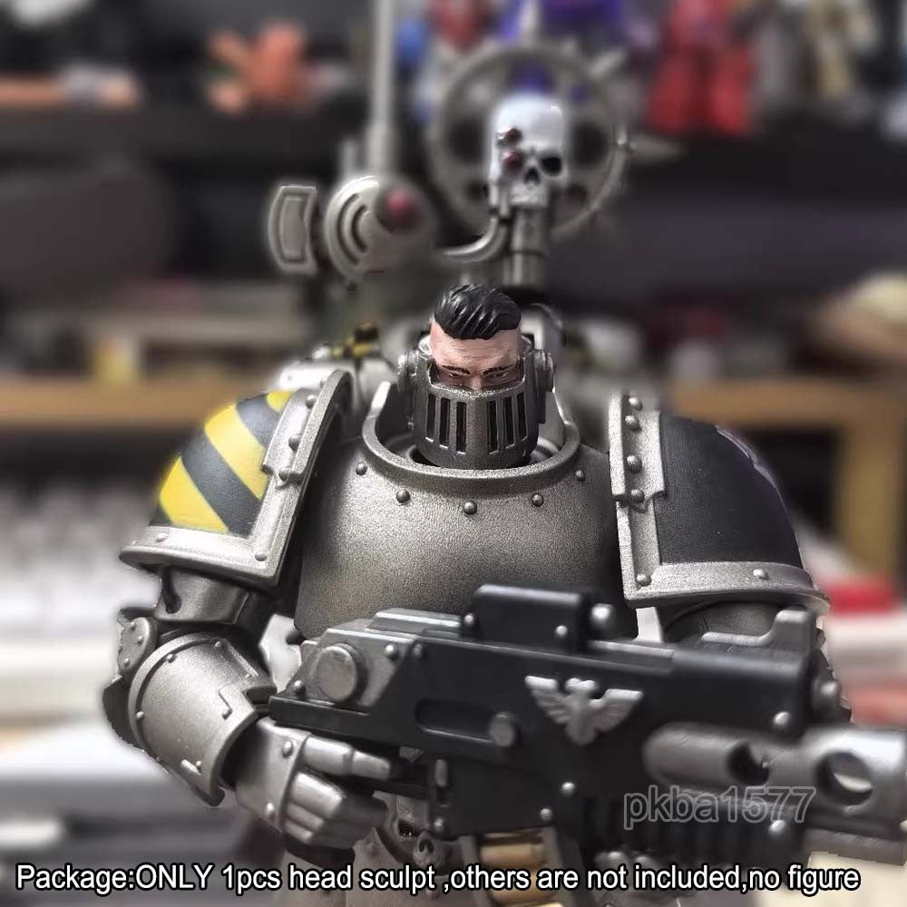 【PRE-ORDER】Premium Half Face Man Head Sculpt Model For Joytoy Iron Warriors Action Figure