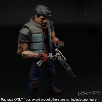 【PRE-ORDER】Handmade 1/18 Metal Short Sword Model Weapon Part For 3.75'' Figure Accessory