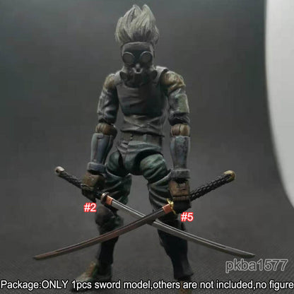 【PRE-ORDER】Handmade 1/18 Sword Model Upgrade Knife Kit For 3.75" Soldier Figure Accessory