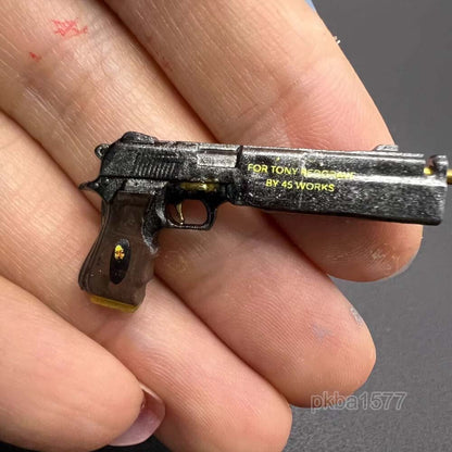 【PRE-ORDER】Painted Double 1/12 Scale Guns Models Weapon Model For 6" Action Figure