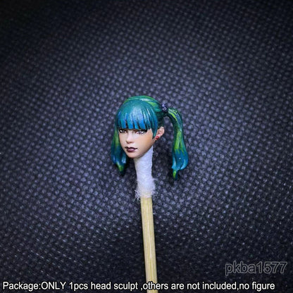 【PRE-ORDER】Premium 1/18 Female Knight Girl Female Head Sculpt Soldier Head For 3.75" Figure